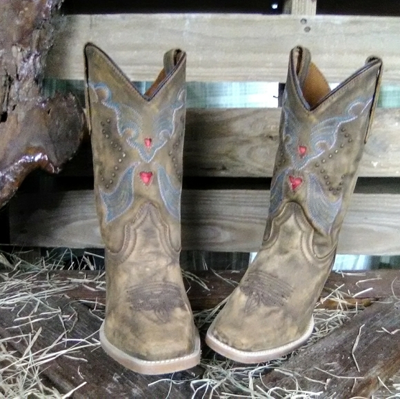 NWOB Dan Post cowgirl boots size Y5 - Picture 2 of 3